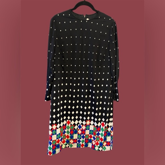 Adele Simpson 1970s Geometric Dress - Picture 9 of 9